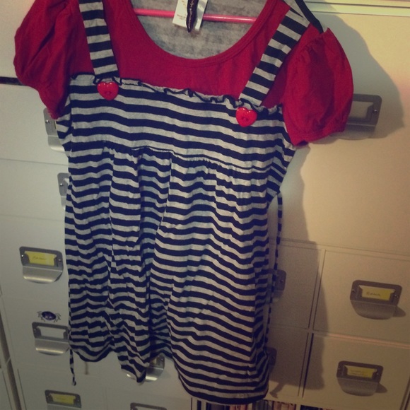 Girls striped top size XL or 16
