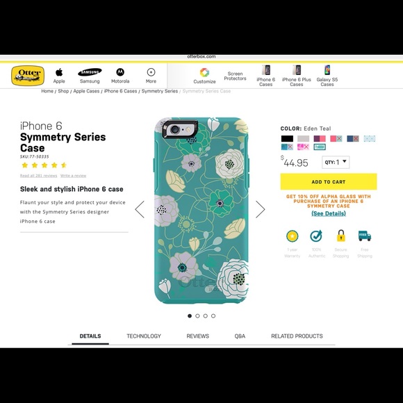OtterBox Symmetry Series Case for iPhone 6