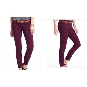 AG Stevie Slim Straight - Plum 27" inseam