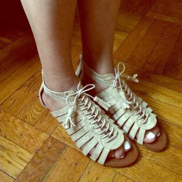 Bamboo pretty wedge summer shoes