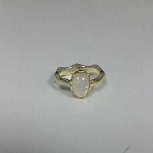 White Iridescent Ring