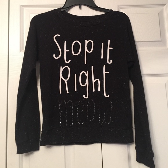 Stop it right meow sweater