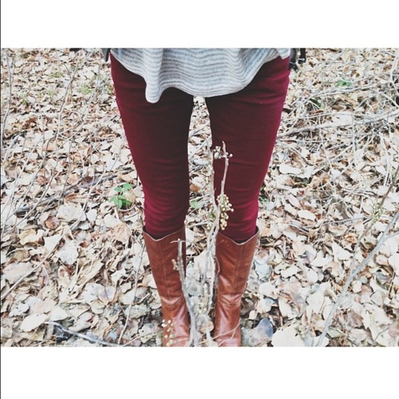 Express Burgundy Denim