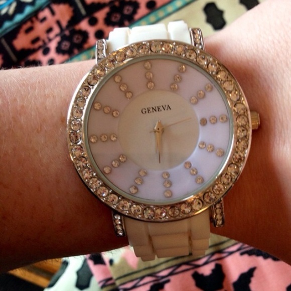 White silicone watch!