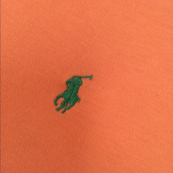 Pretty peach polo shirt
