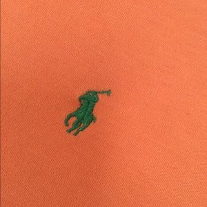 Pretty peach polo shirt