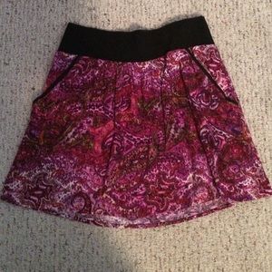 Pink Paisley Skirt