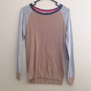 Elbow patch sweater