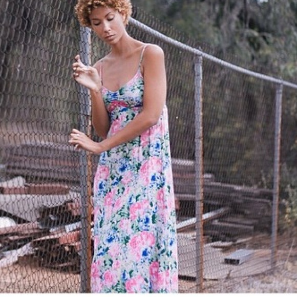 Floral maxi dress