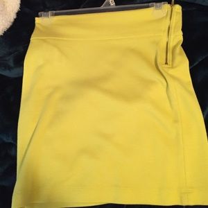 Yellow body skirt