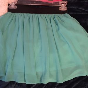 Forever 21 teal skirt