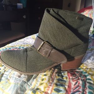 O'neill canvas booties - olive