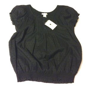 Black Kohl's top XL (small fit)