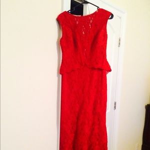 Ralph Lauren beautiful Red evening gown!