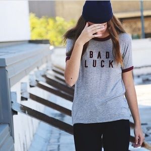 Brandy Melville Bad Luck tee