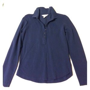 Lilly Pulitzer navy blue collared shirt