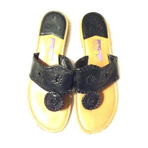 Black Sandals similar to Jack Rogers but off brand