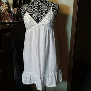 Summer white dress