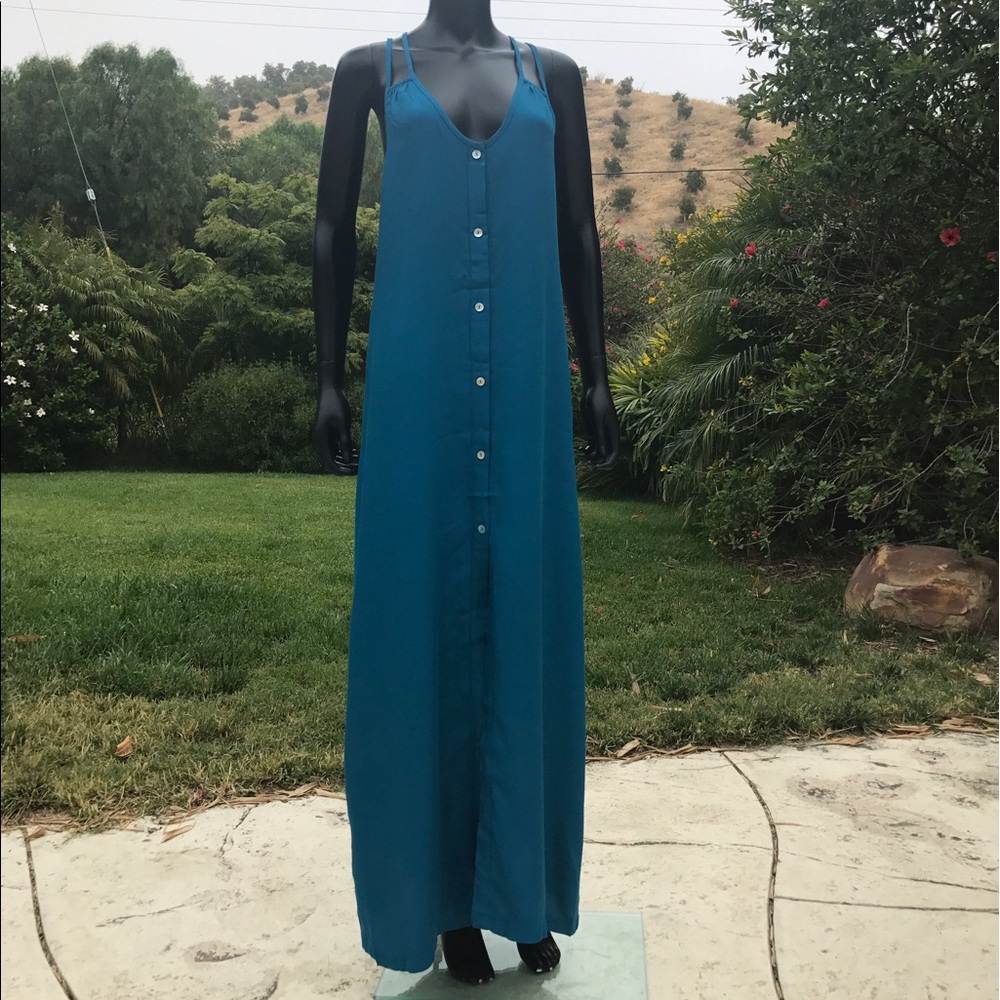 SWELL Ultra Soft Blue Maxi Dress - Picture 4 of 8