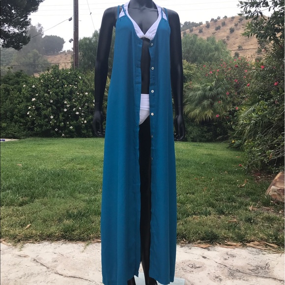 SWELL Ultra Soft Blue Maxi Dress - Picture 7 of 8