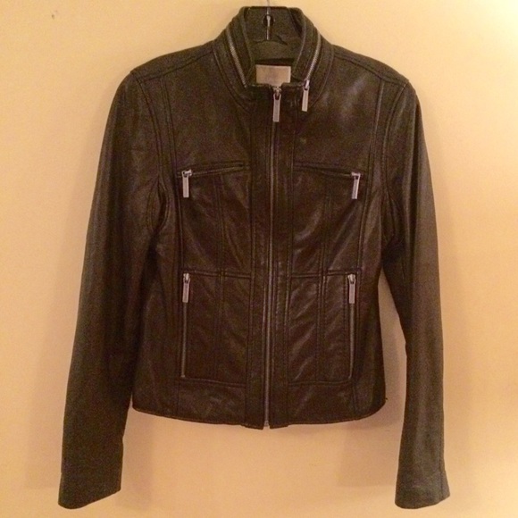 🚫 SOLD 🚫Michael Kors Leather Jacket