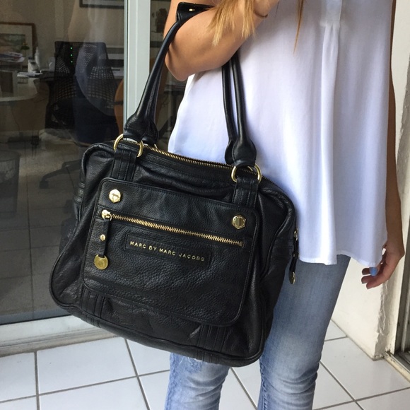 Marc by Marc Jacobs Handbags - Marc by Marc Jacobs black leather hand bag