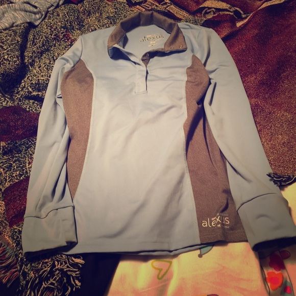 SmartPak Alexus Shirt, blue& grey XS