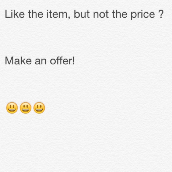 Make an offer I can't refuse!