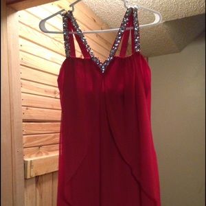 Red Homecoming dress