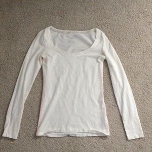 Cream colored long sleeve