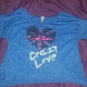 CRAZY LOVE SHIRT. Belk. Size M.