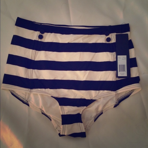 MARC by Marc Jacobs High Rise Nautical Bikini Bot