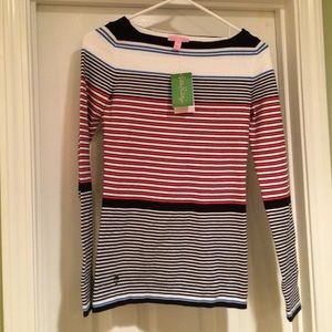 Boat neck Lilly Pulitzer sweater