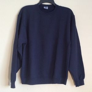 Classic Navy Crewneck Sweatshirt