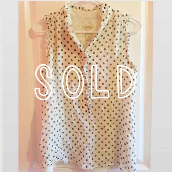 ❌SOLD❌J. Crew Silk Top
