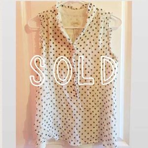 ❌SOLD❌J. Crew Silk Top