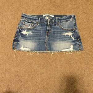 Blue jean skirt
