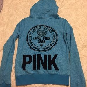 VS pink hoodie