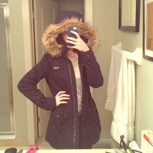 Hollister Sherpa winter coat