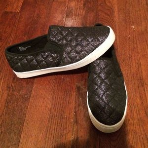 Black Slide on Shoes