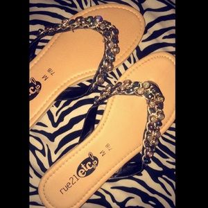 Rue 21 Sandals with gorgeous beads