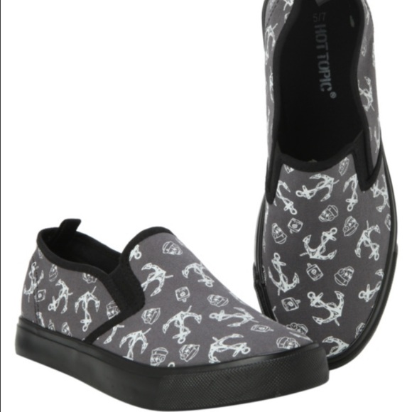 Hot Topic Sailor Anchor Sneakers