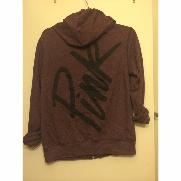 Burgundy pink hoodie