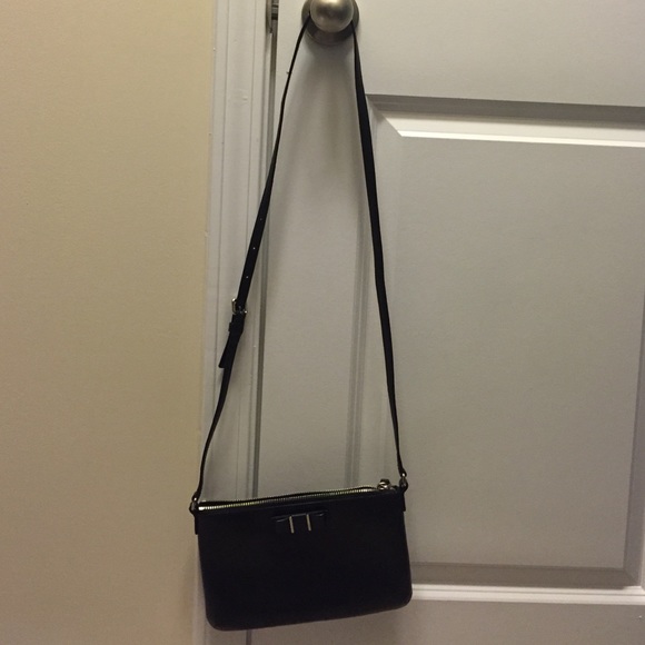 Black Leather Coach Crossbody - Picture 2 of 4