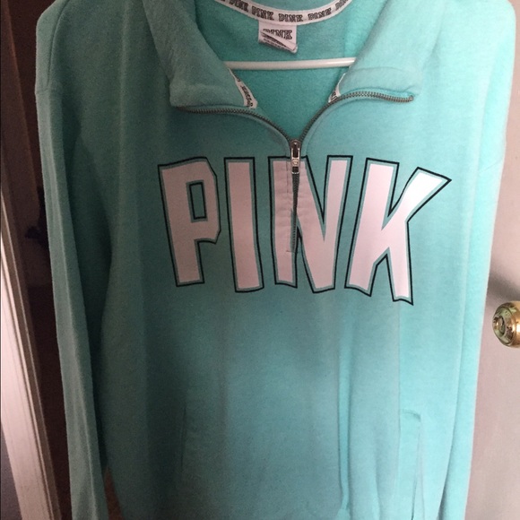 VS Pink Mint Half Zip