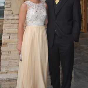 Floor length prom dress