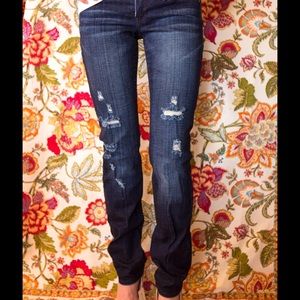 Express Zelda Skinny Distressed Jeans Sz. 0