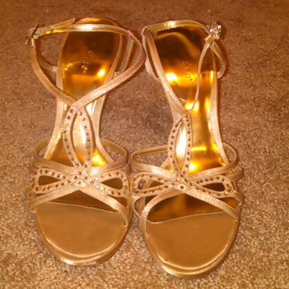 Pesaro Gold heels - Picture 1 of 3