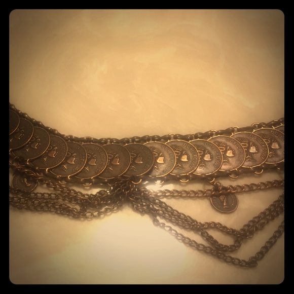 Copper rusty belly belt