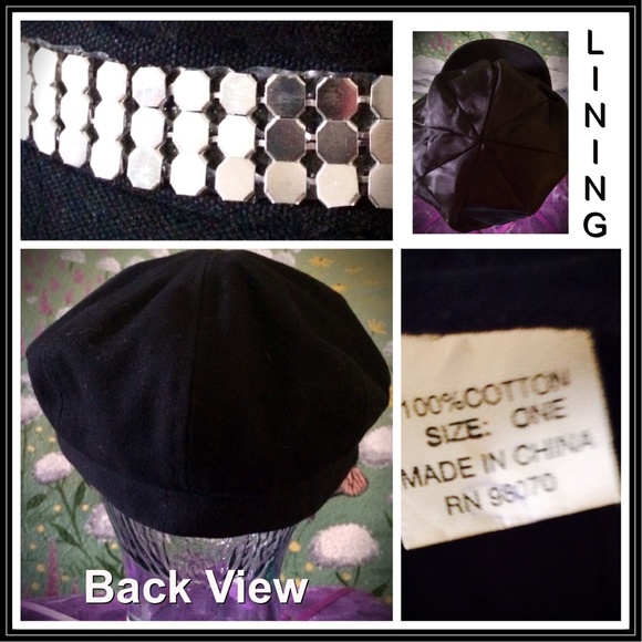 ๐TT HP 2/13โค๏ธBLING BLACK NEWSBOY - Picture 2 of 3